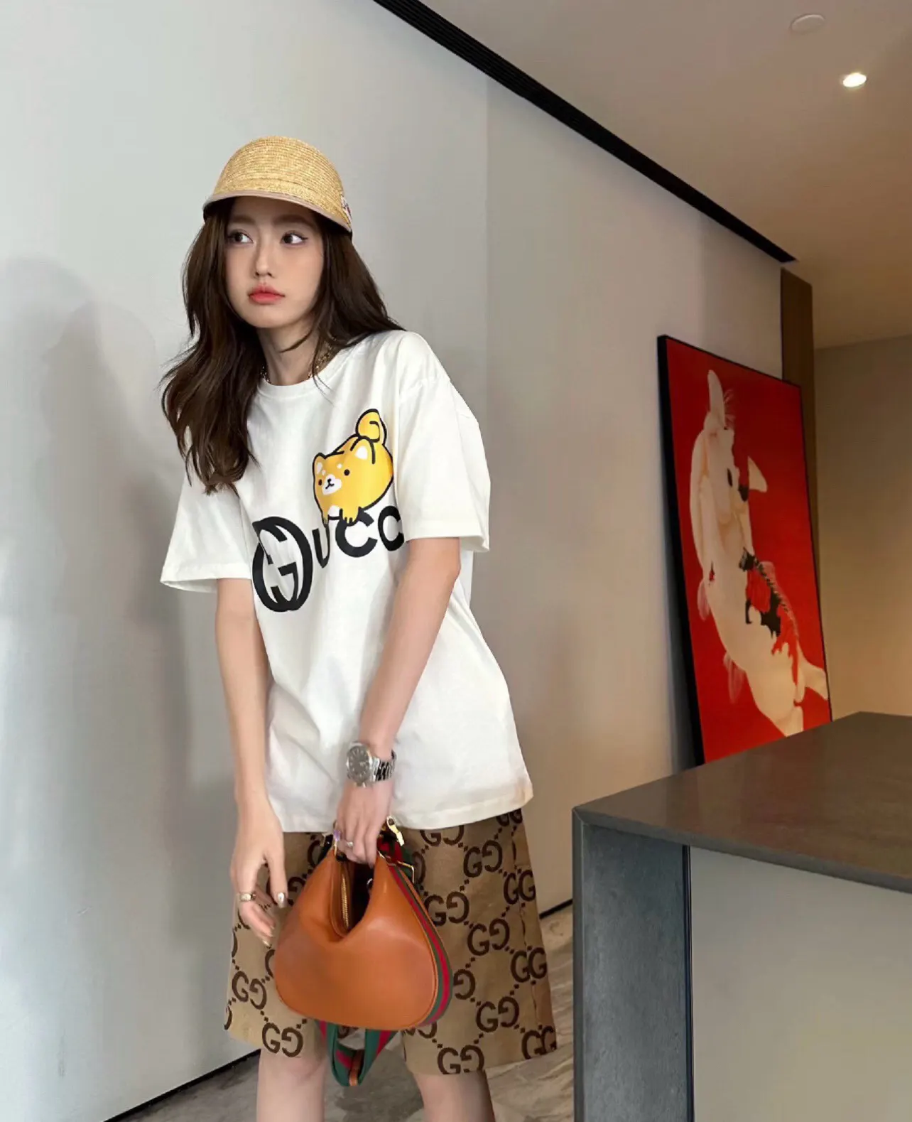 Gucci Logo印花短袖T恤