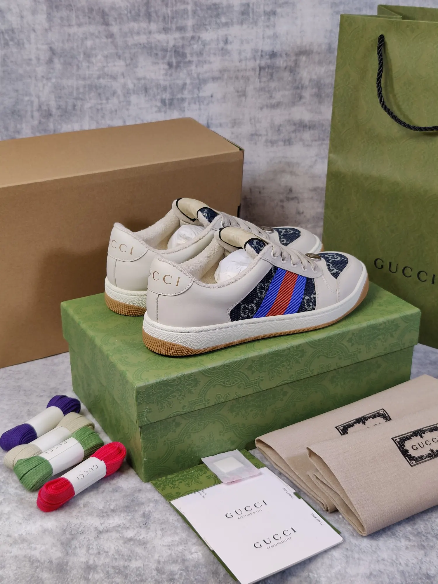 Gucci Logo休闲运动鞋 百搭款