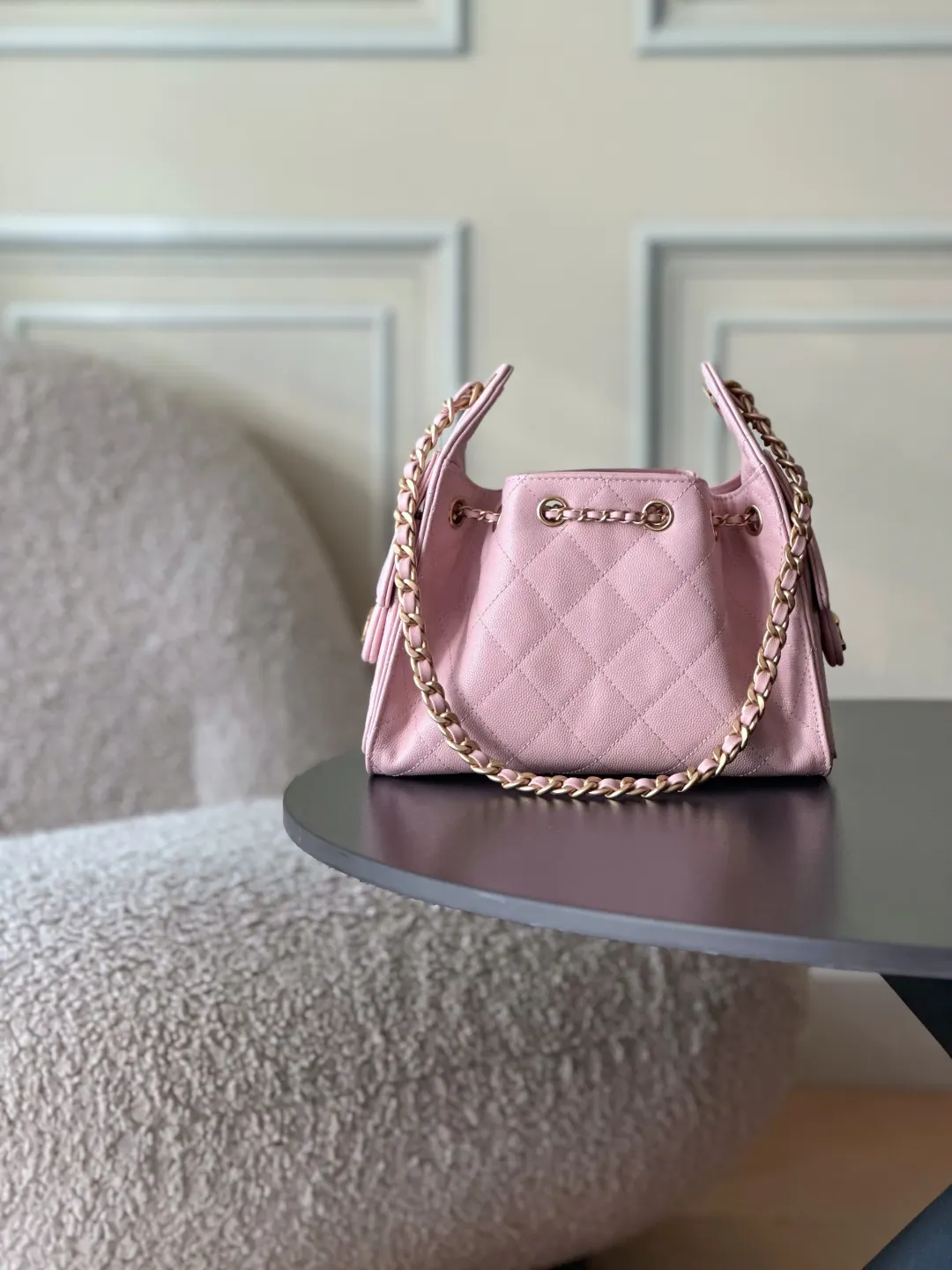 Bucket Bag Casual Leather
