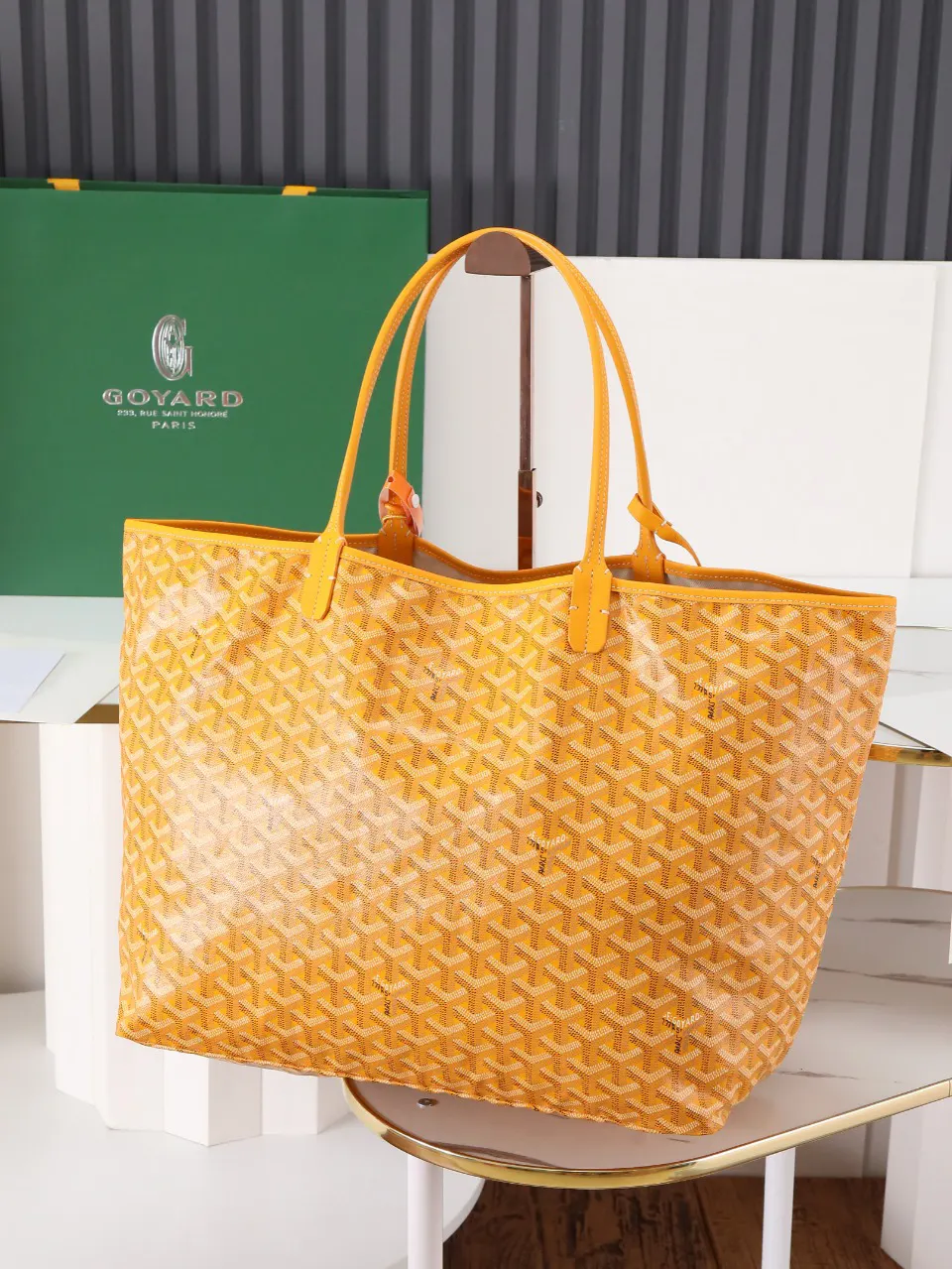 Goyard Hobo Shoulder Bag Vintage Canvas