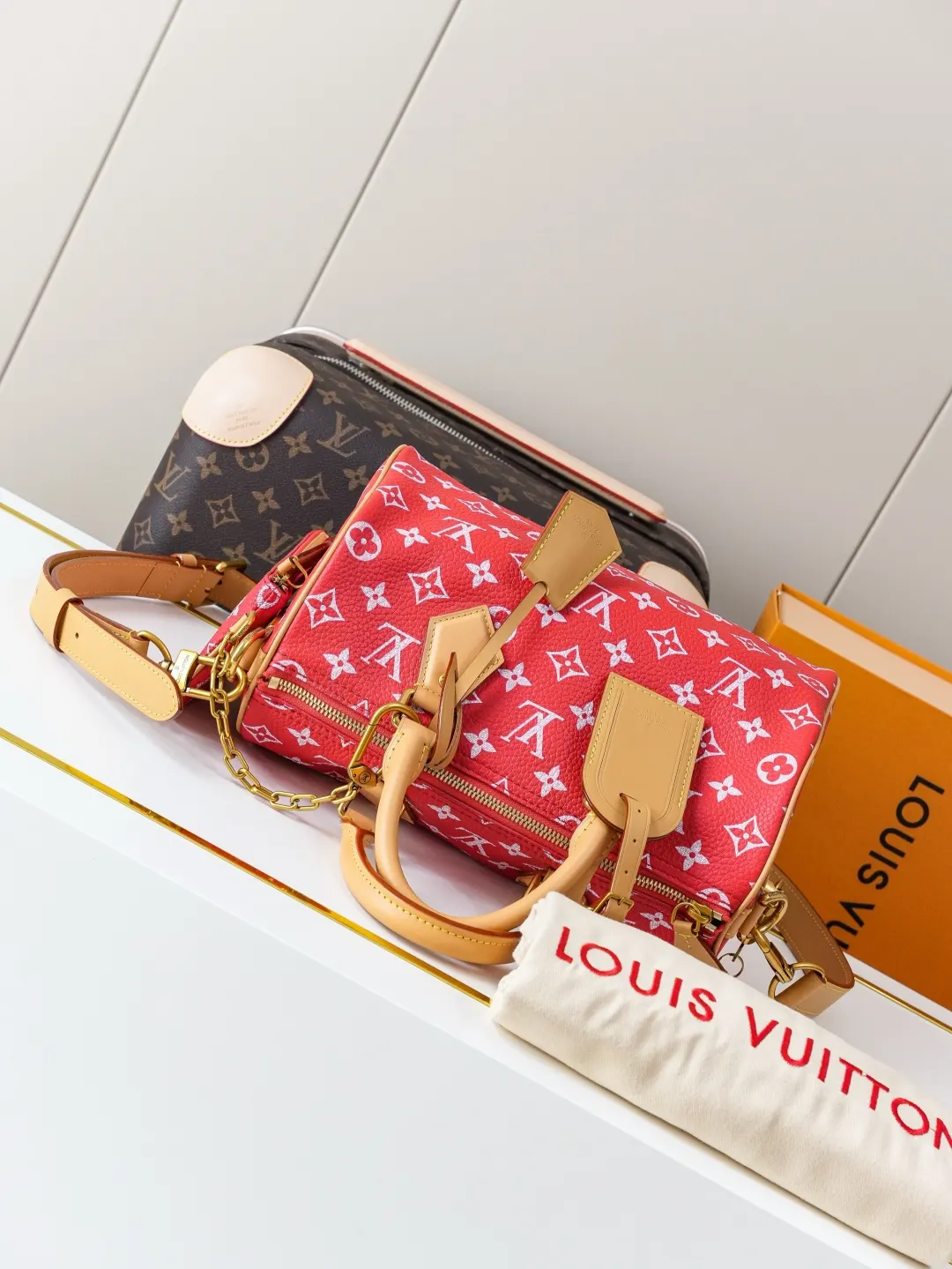 LV 红色印花Speedy手袋 手提款｜ORBUYBAG 岚奢包高端时尚精品