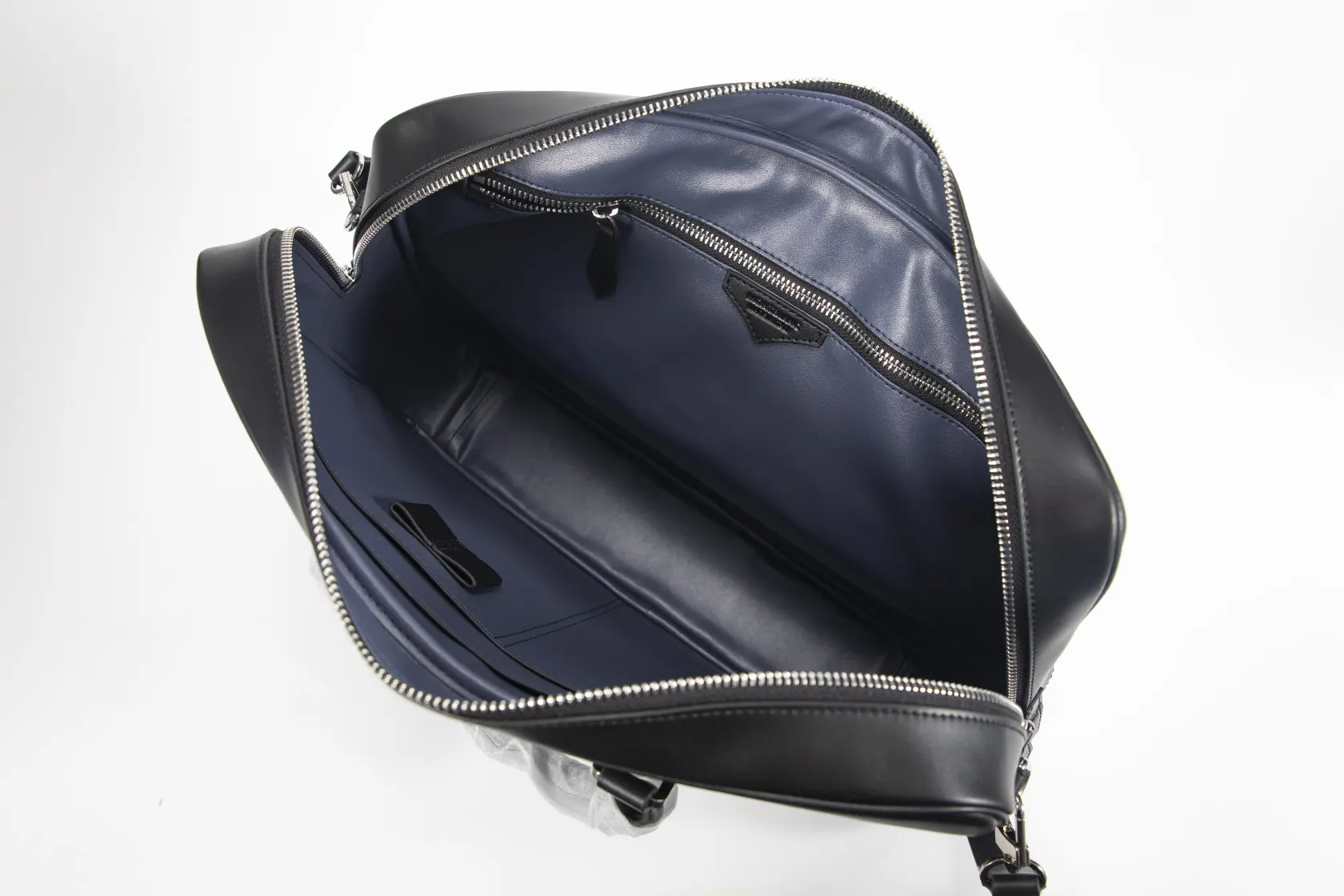 Black Briefcase Business Commuter Leather Image 7 Black Briefcase Business Commuter Leather Image 7