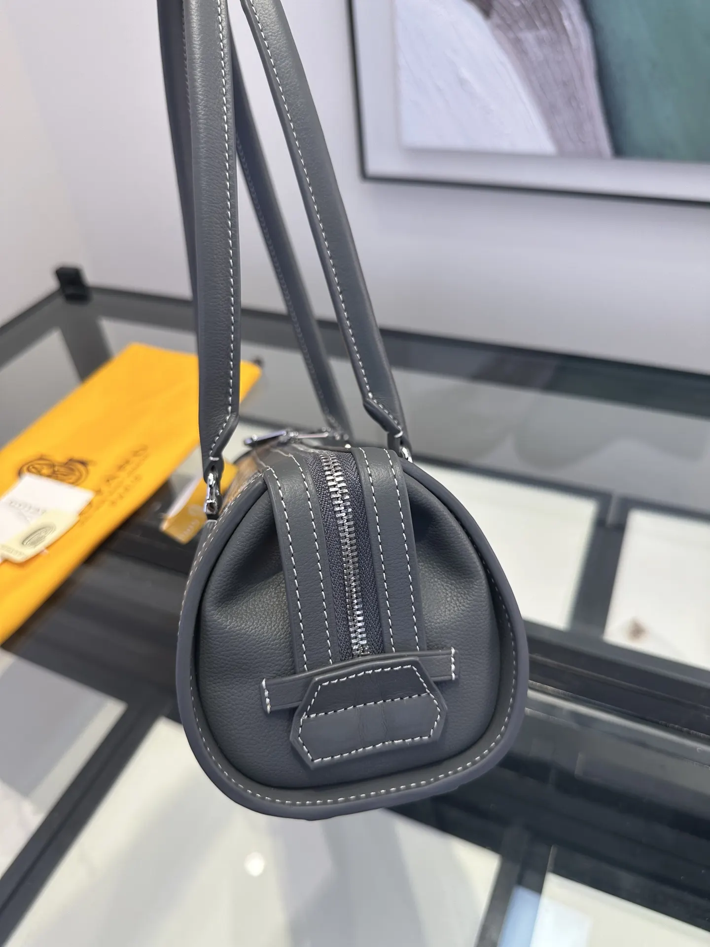 Goyard 灰色 手提随性 腋下时髦 轻松适 通勤约会各种场合 腋下包 复古腋下背款