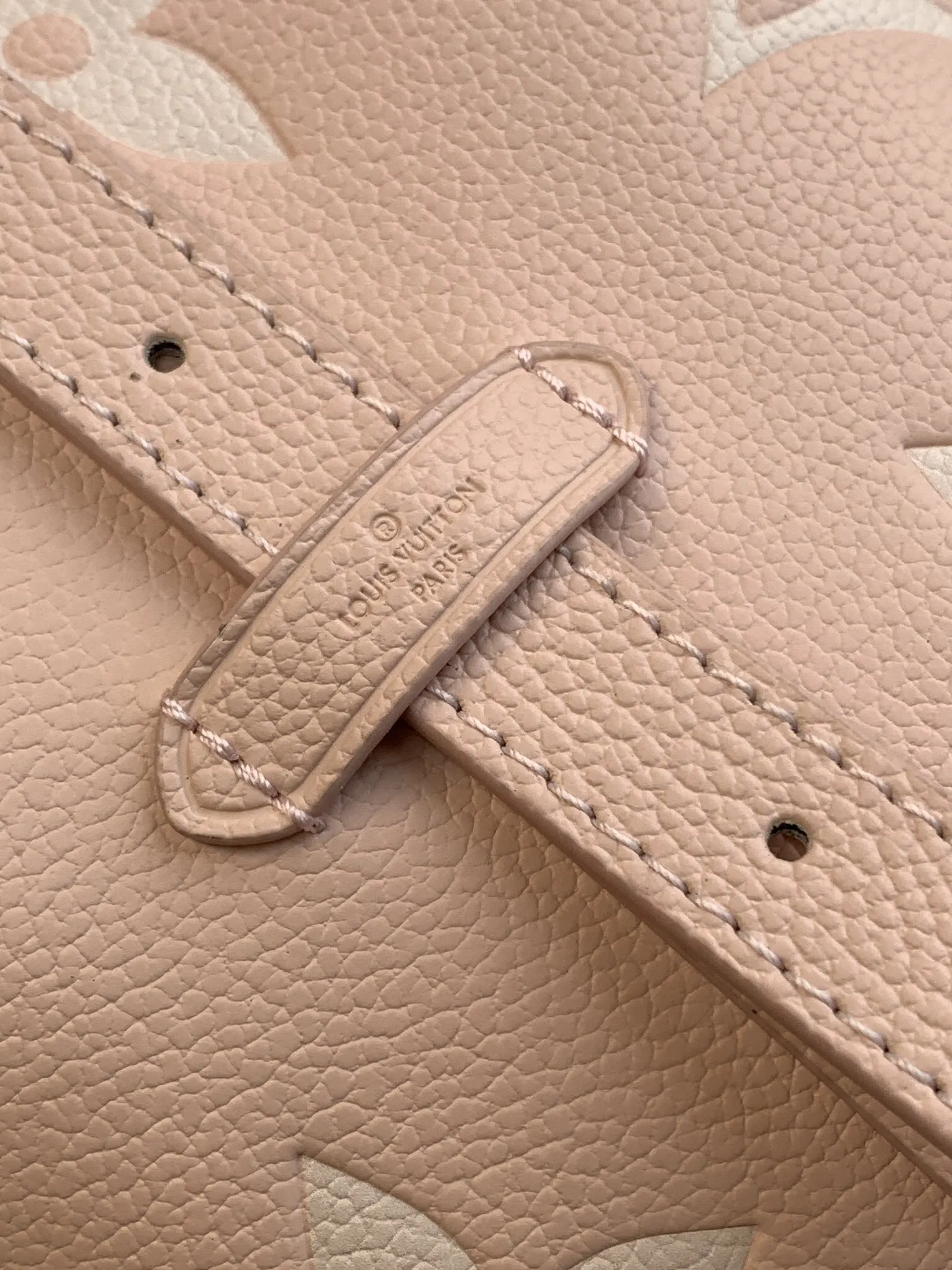 LV CarryAll 米白 棕色 牛皮 收纳包 旅行收纳款