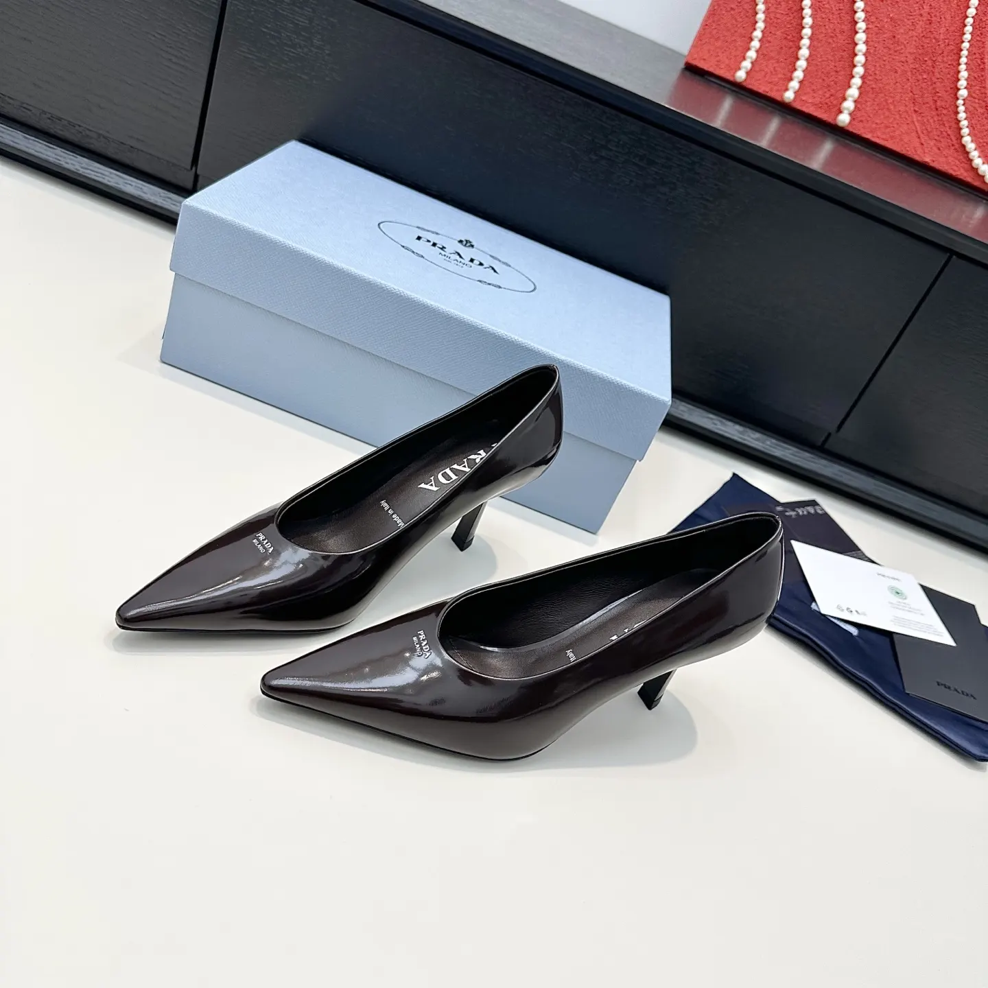 Prada 单鞋 舒适 高跟鞋