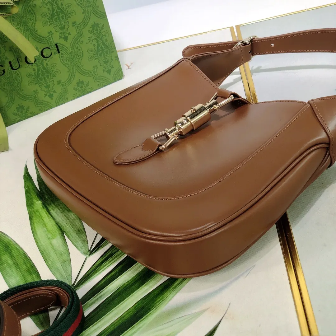 Brown Hobo Shoulder Bag Vintage