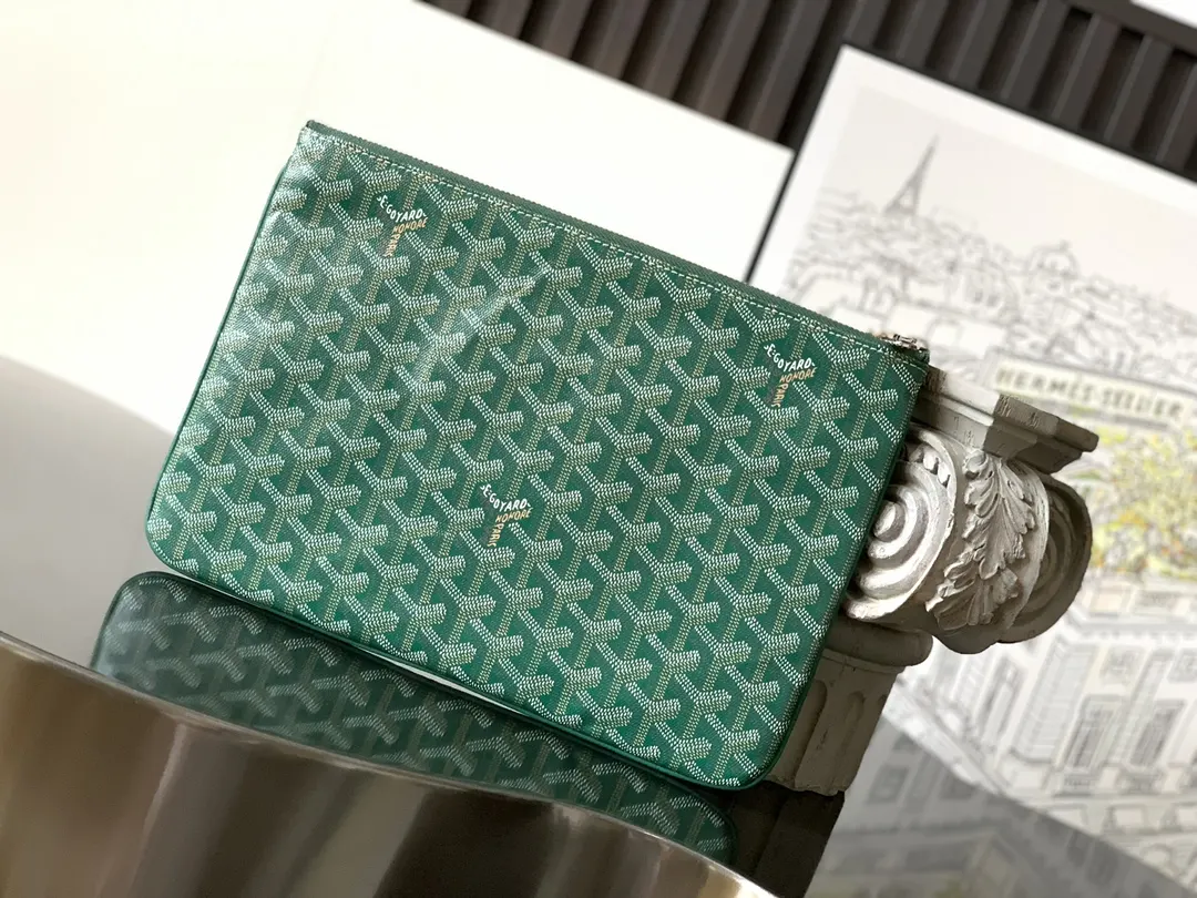 Goyard 绿色 鼎鼎戈雅 手拿包 精致手拿款
