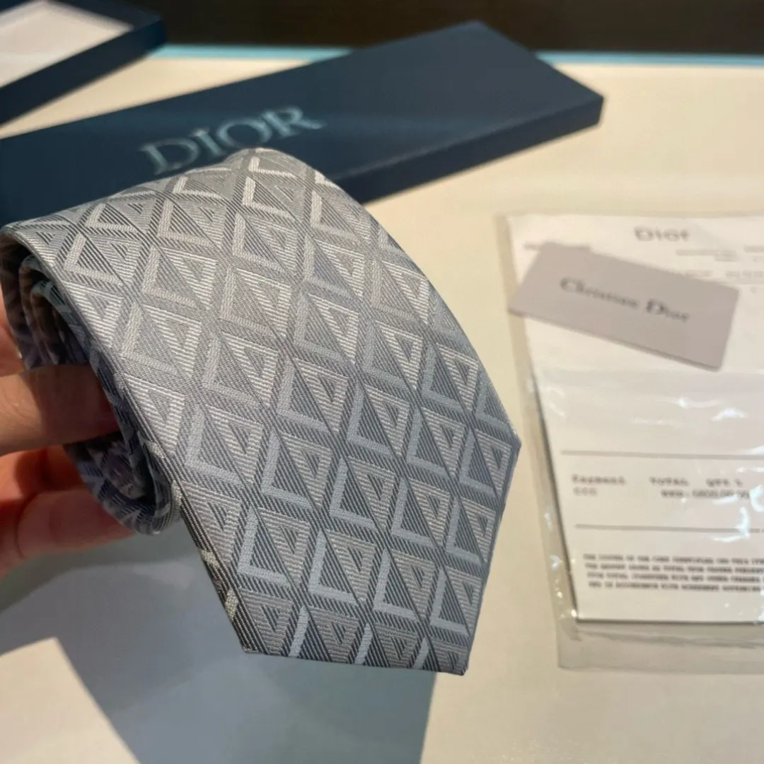 Dior Geometric Pattern Tie Gift Box Image 9 Dior Geometric Pattern Tie Gift Box Image 9
