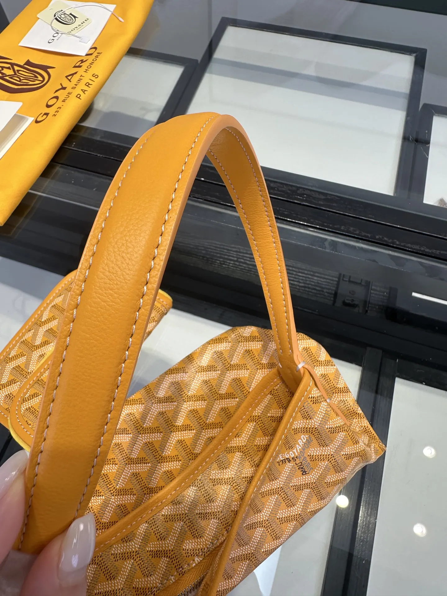 Goyard Yellow Tote Bag