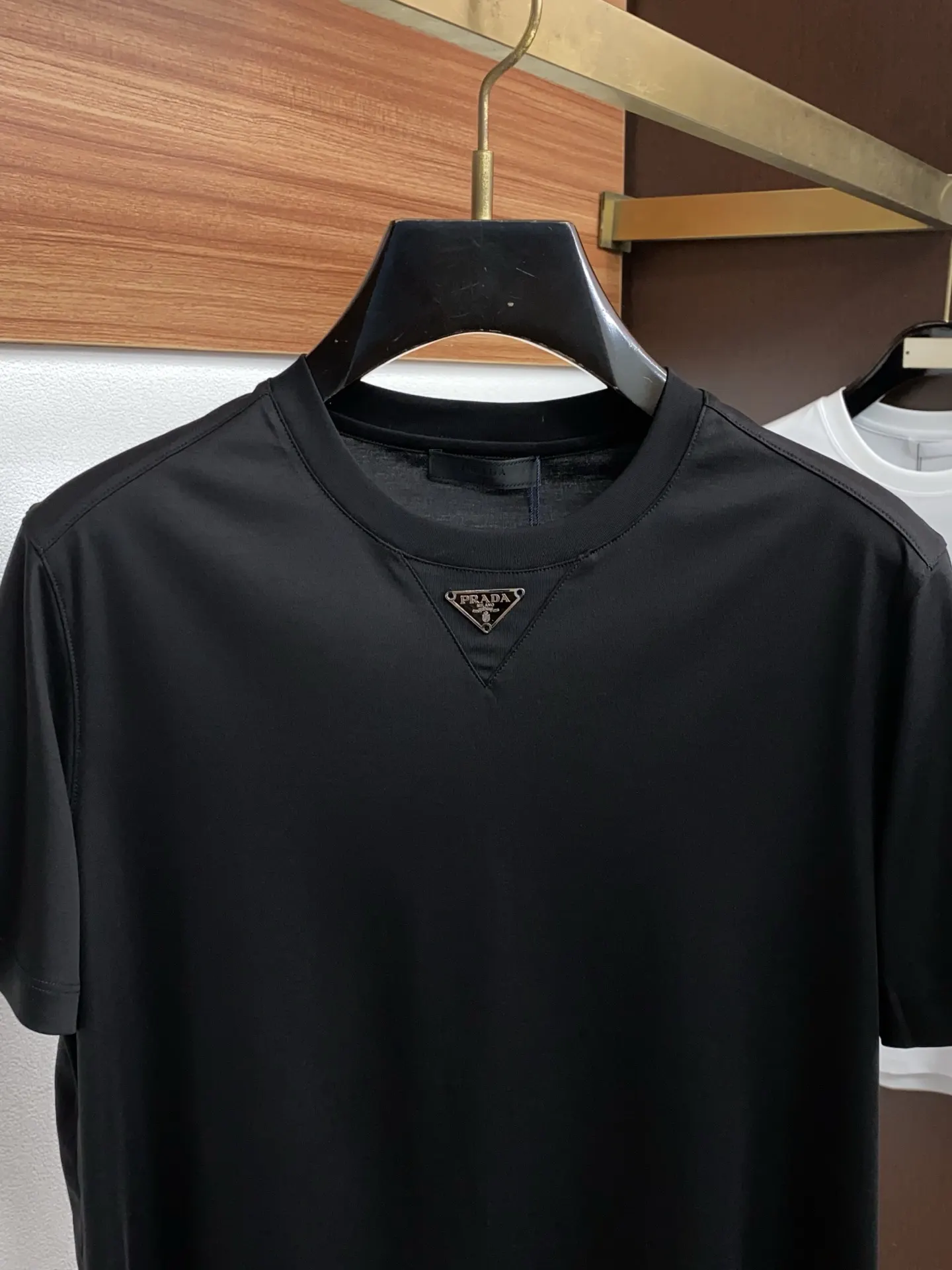 PRADA 棉质 Logo 短袖T恤 休闲百搭款