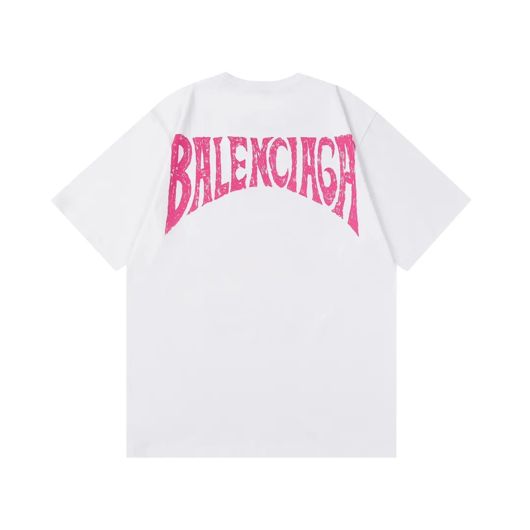 Balenciaga 黑色 短袖T恤 宽松休闲