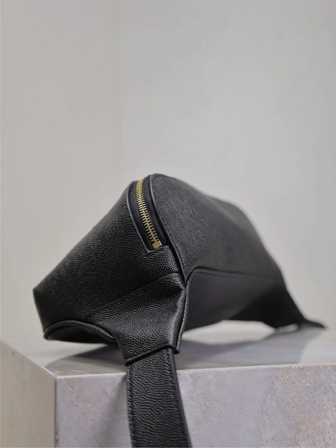 Black Belt Bag Casual Leather