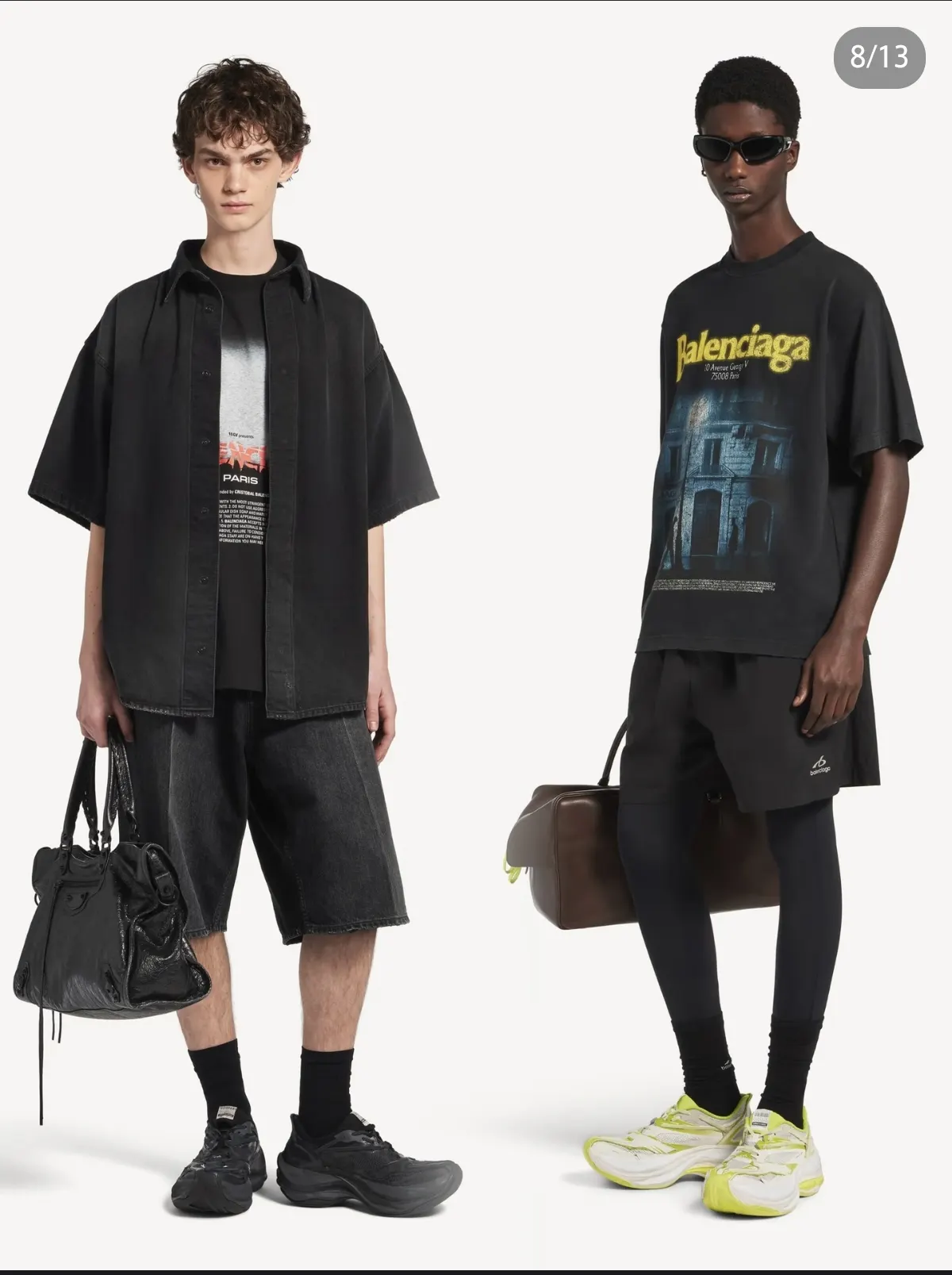 Balenciaga 纯棉 短袖T恤 宽松休闲