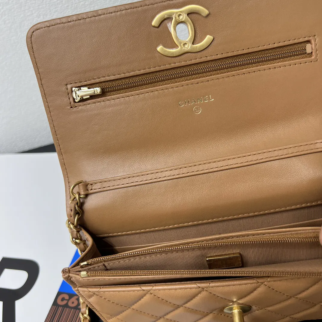 Chanel 小羊皮19 Bag鏈條包 單肩斜挎