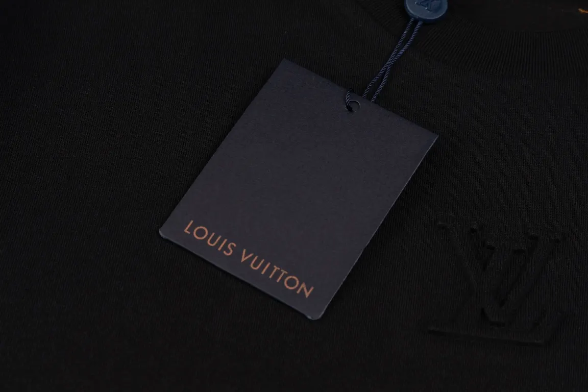 Louis Vuitton 字母 纯棉 短袖T恤
