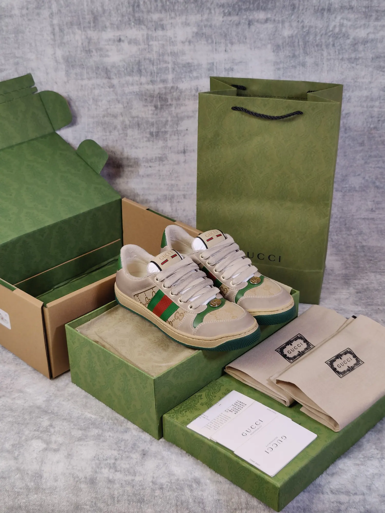 Gucci Logo休闲运动鞋 百搭款