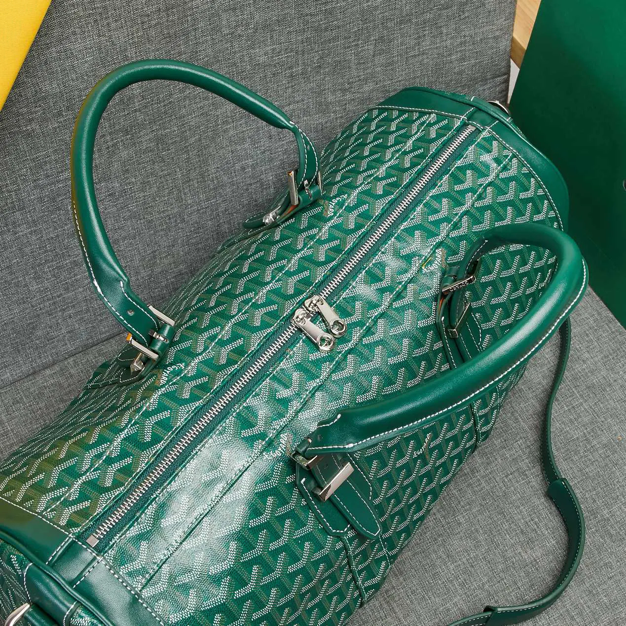 Goyard 吴亦凡同款包男女同款口袋GY戈雅旅行袋手提單肩短 大容量旅行款