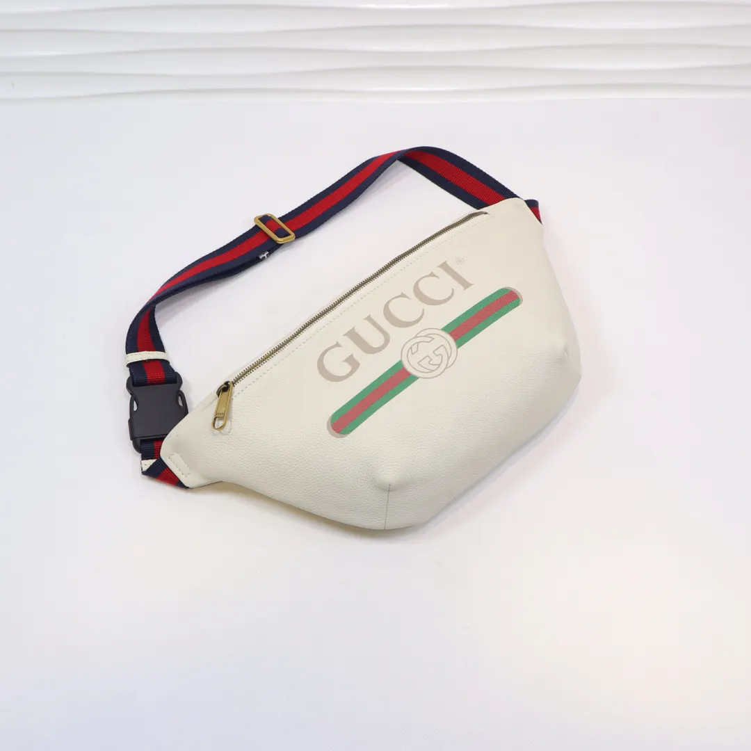Gucci White Belt Bag Casual