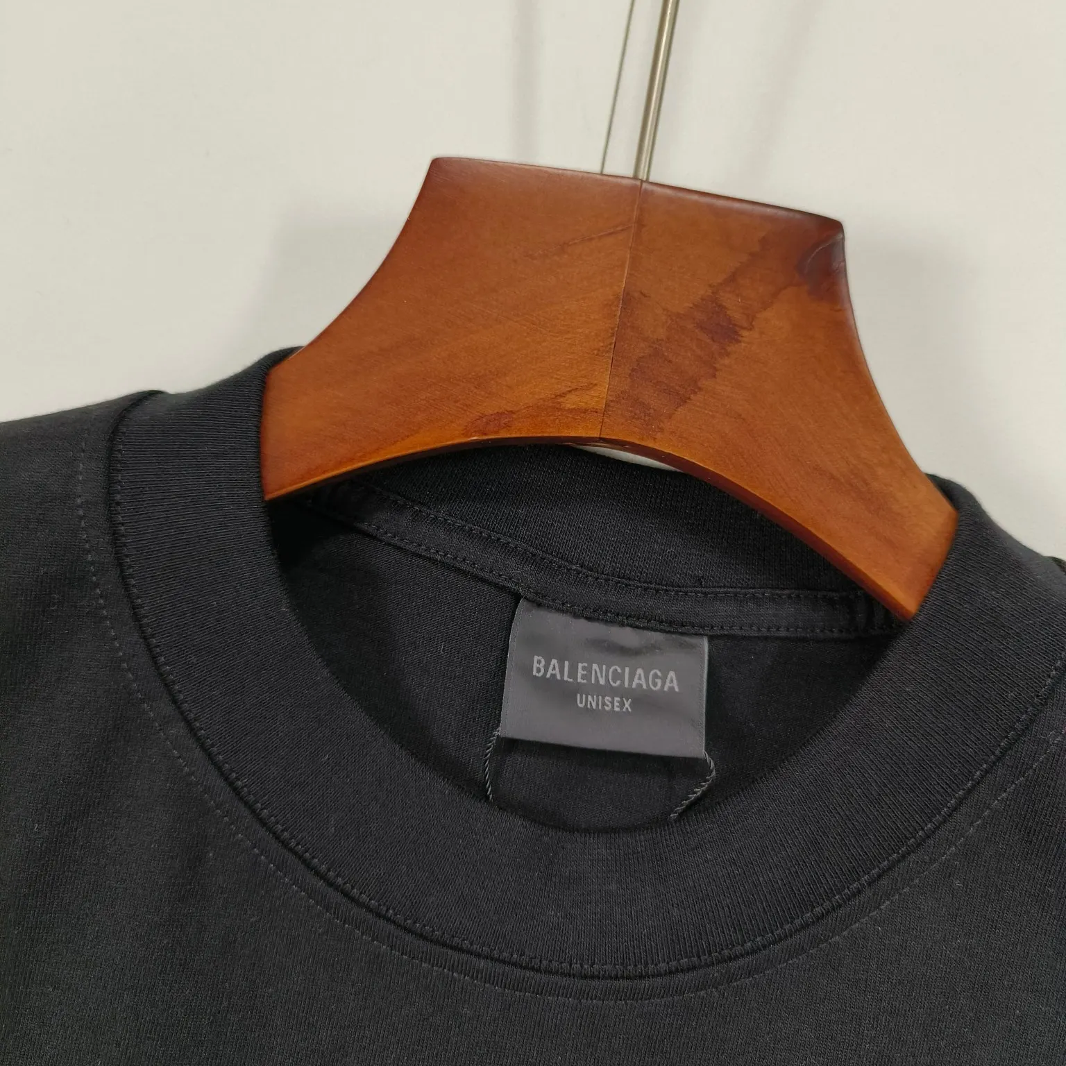 Balenciaga 黑色 純棉 短袖T恤(數字9) Balenciaga 黑色 純棉 短袖T恤(數字9)