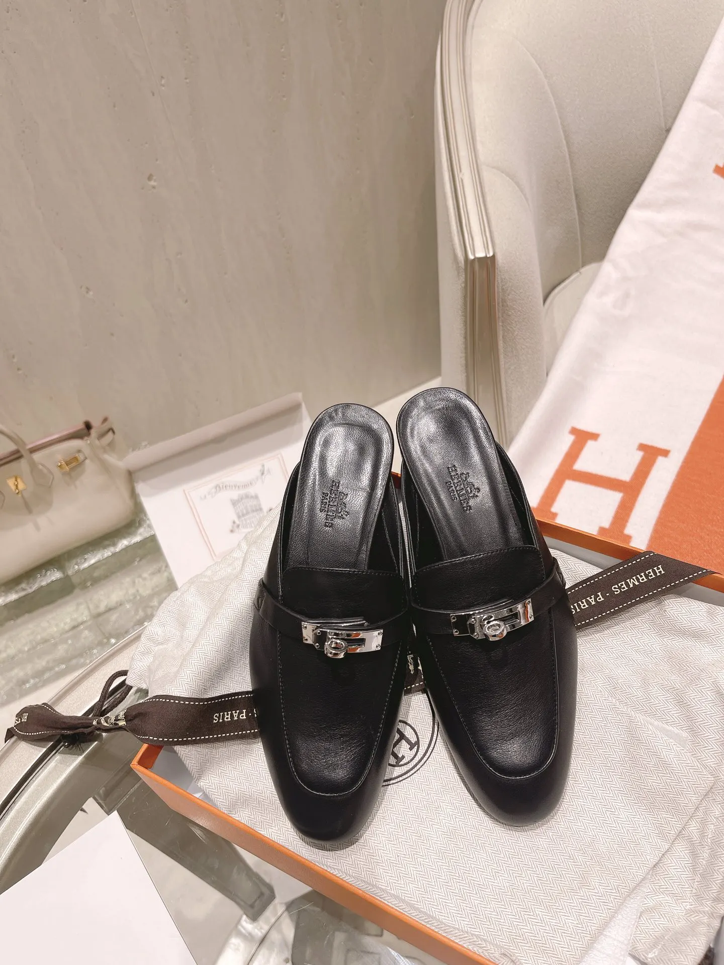 Hermès Calfskin Loafers