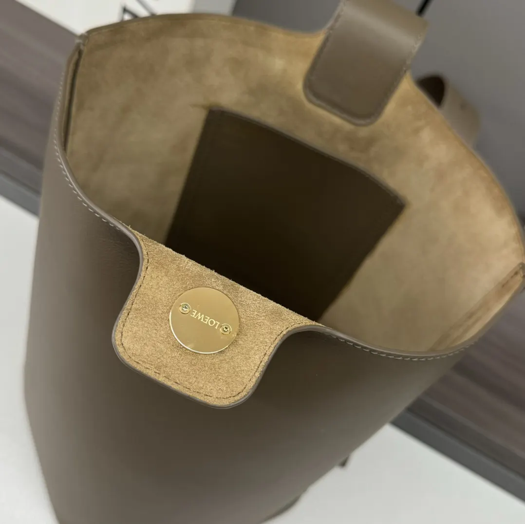 Bucket Bag Casual Leather