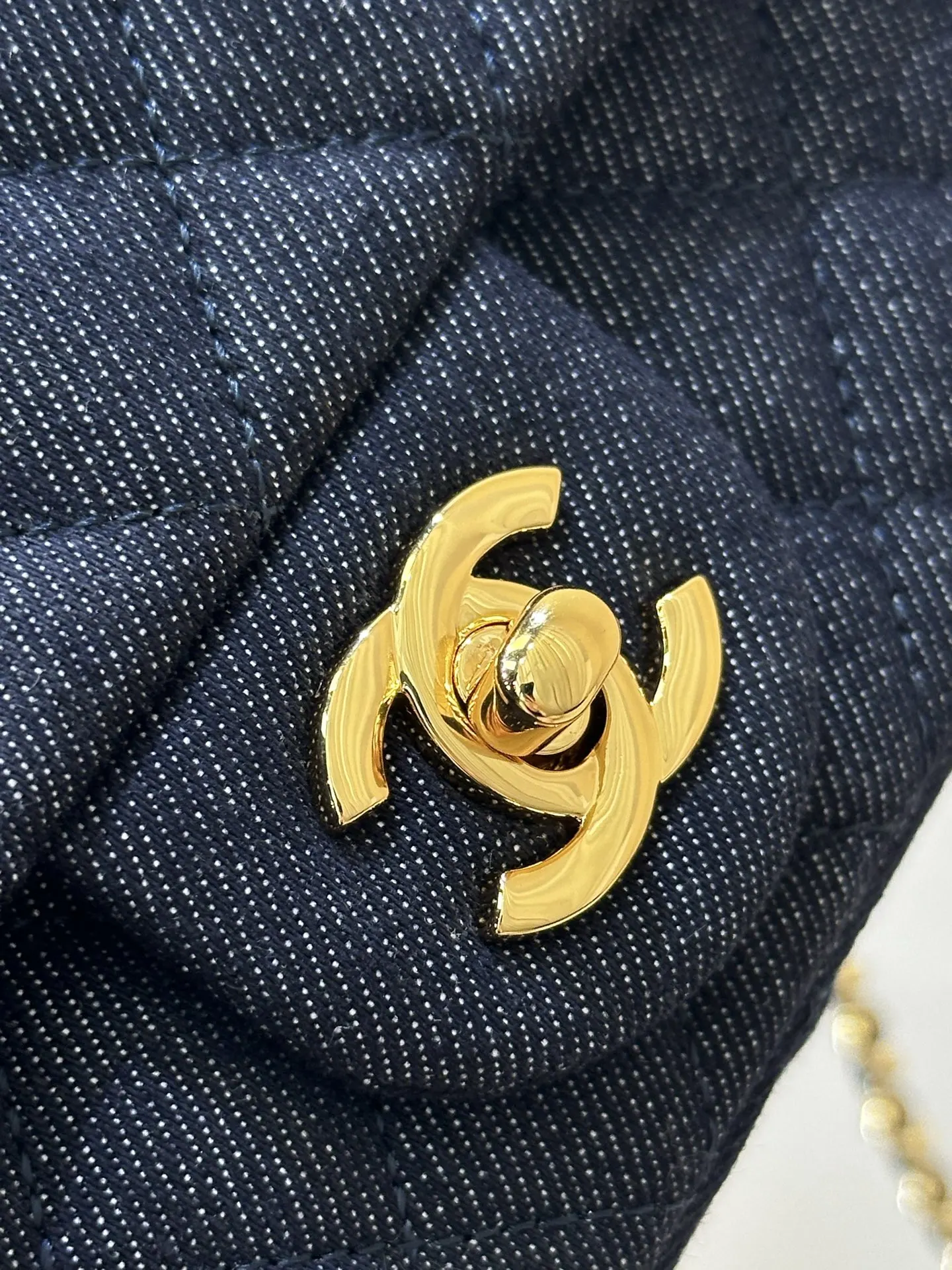 CHANEL 牛仔 丹宁 鏈條包 精致鏈條款