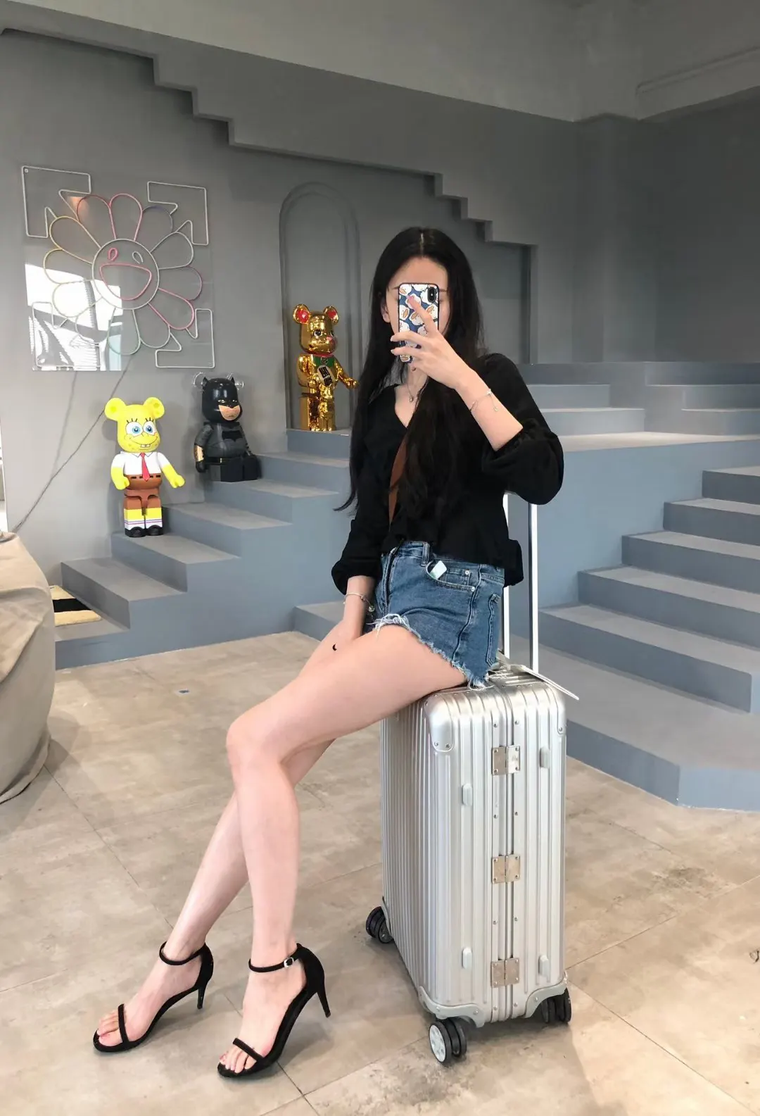 上身效果 行李箱 旅行拉杆款 輕便出行款