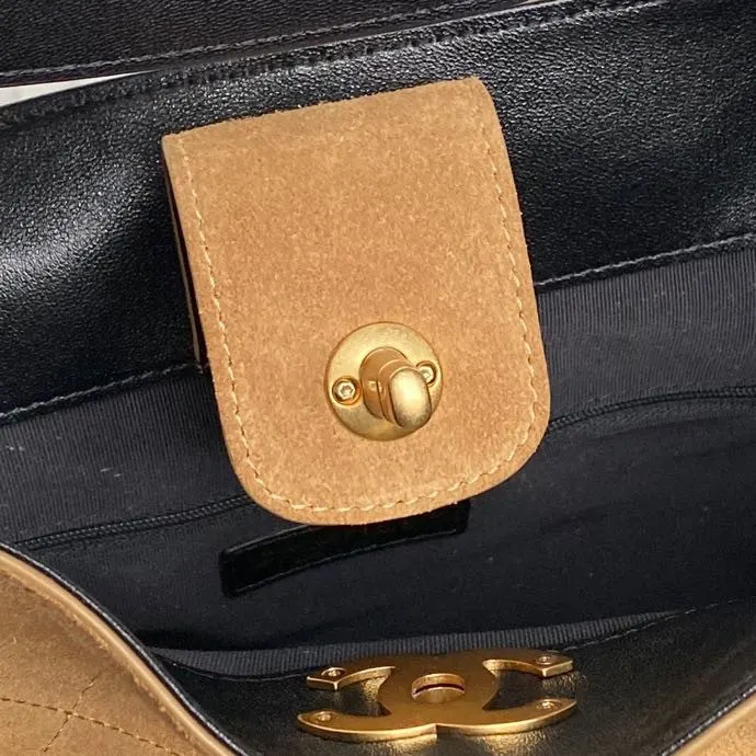 CHANEL Hobo 麂皮 腋下包 复古腋下背款