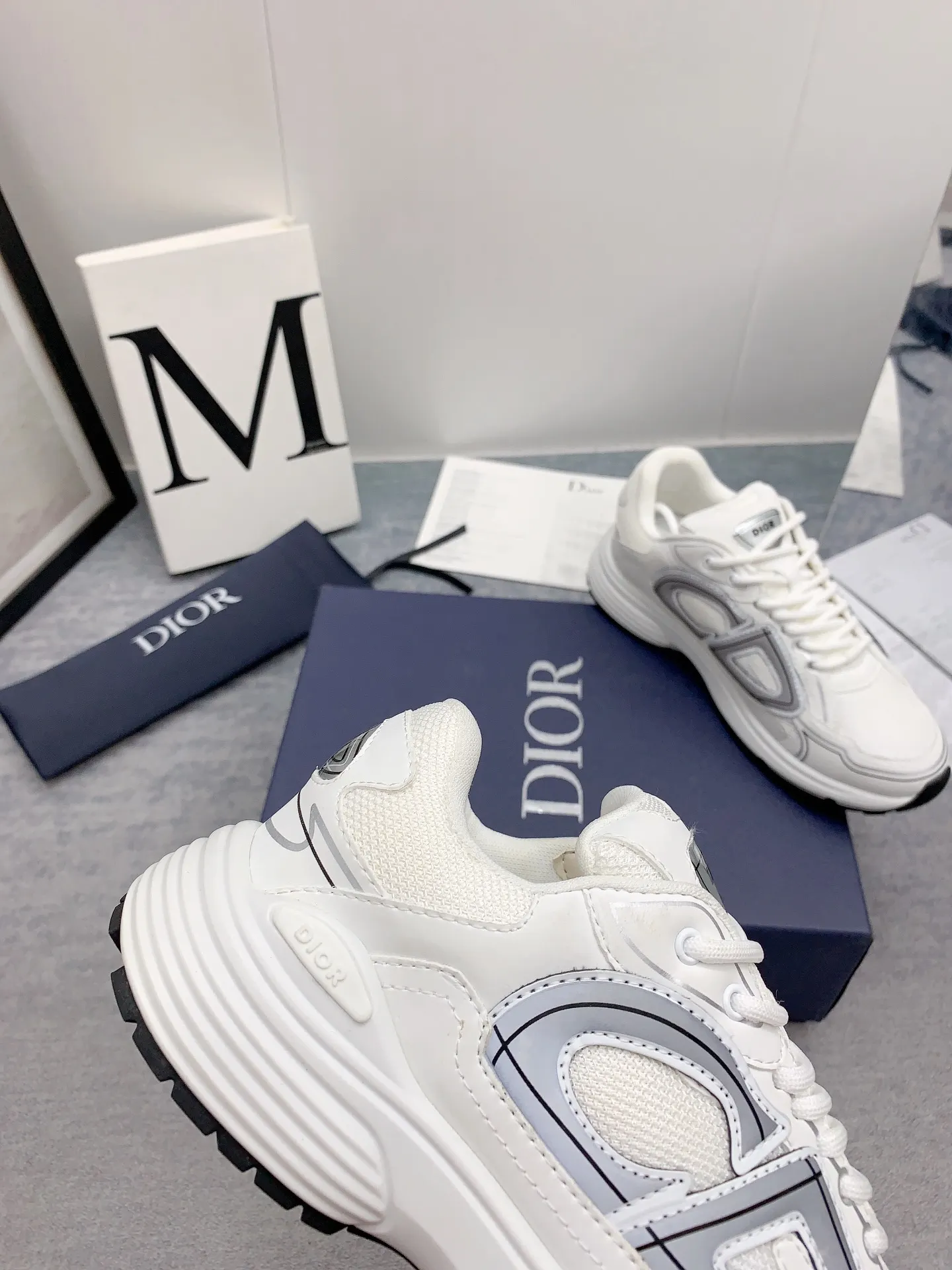 Dior B30 灰色/白色 运动鞋