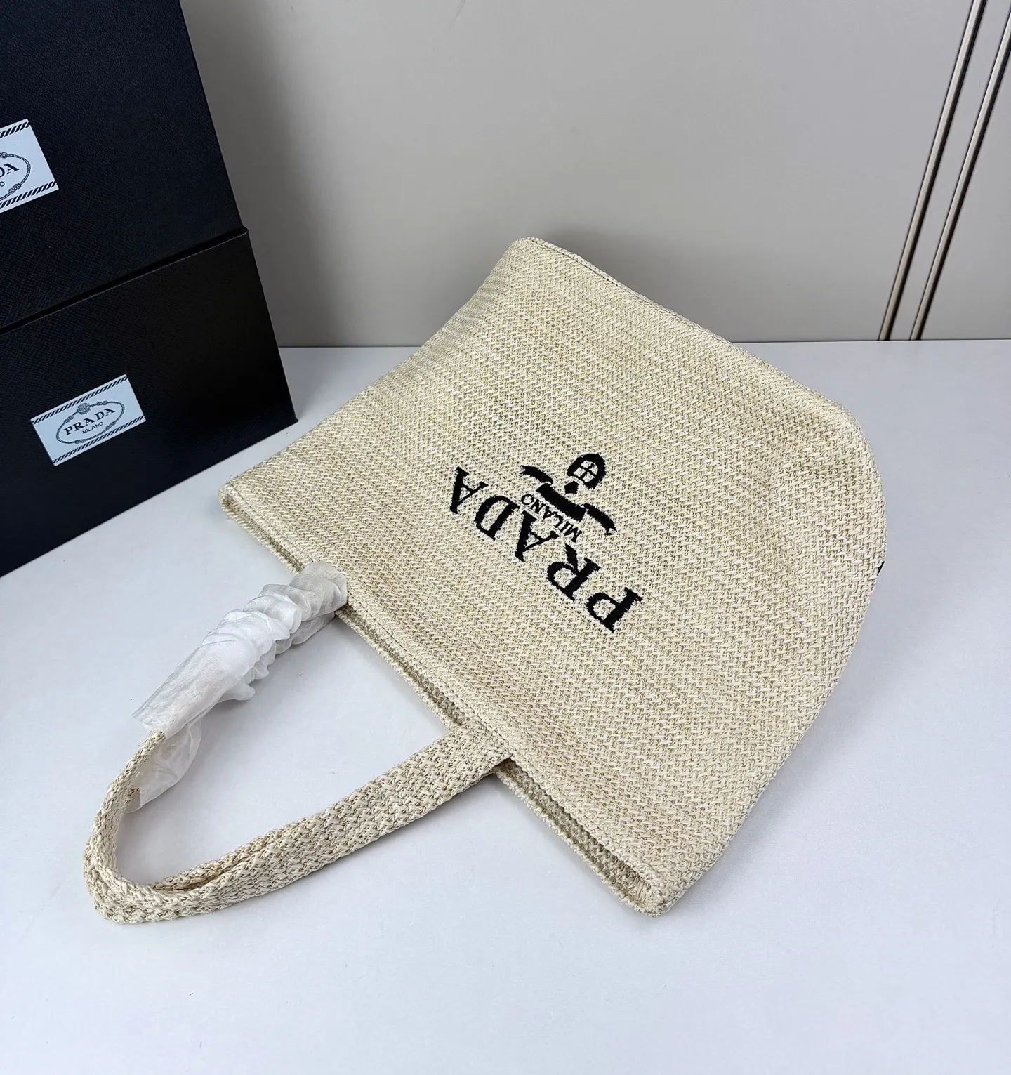 Prada 刺绣 Logo 托特包
