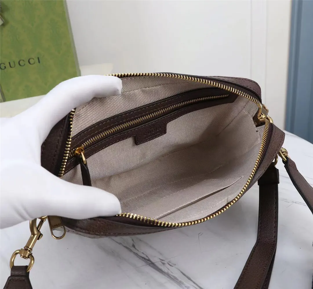 Gucci Ophidia GG Supreme Brown Chain Bag