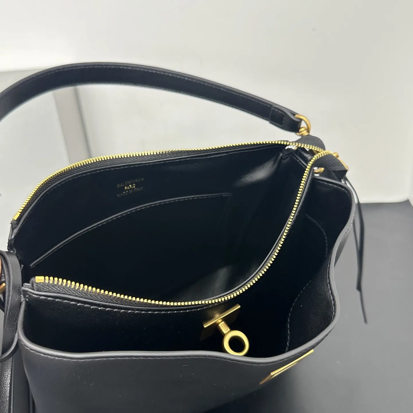 Balenciaga Rodeo Leather Hobo Bag