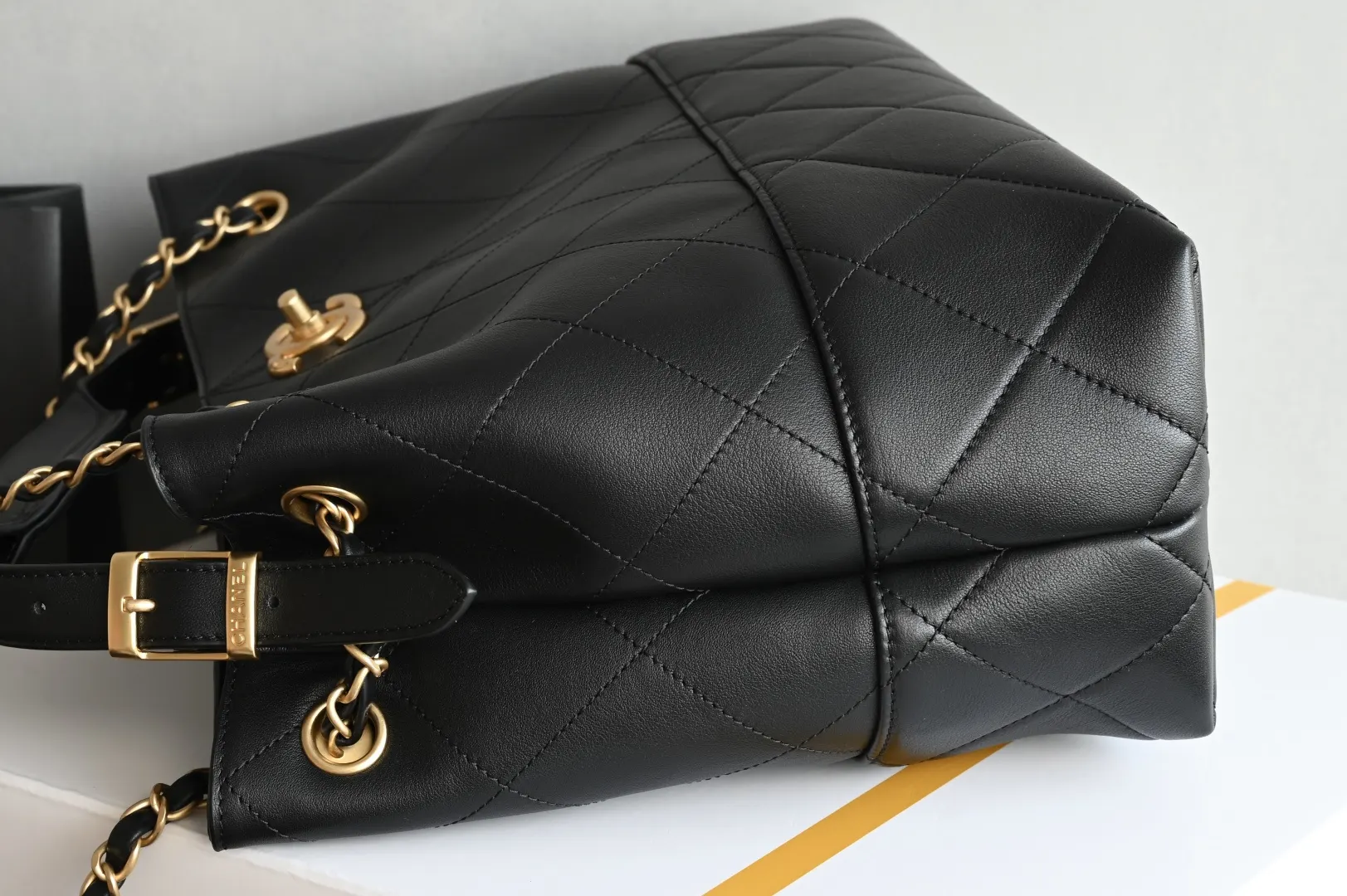 Black Fashion Item Travel Leather