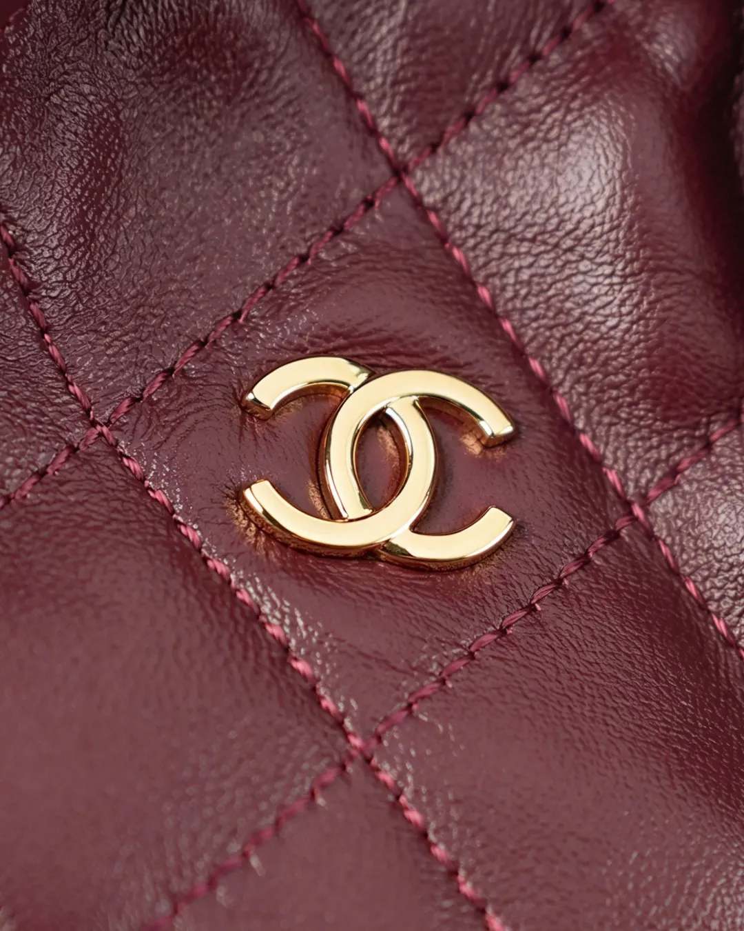 CHANEL 红色 羊皮 手提包 通勤手提款