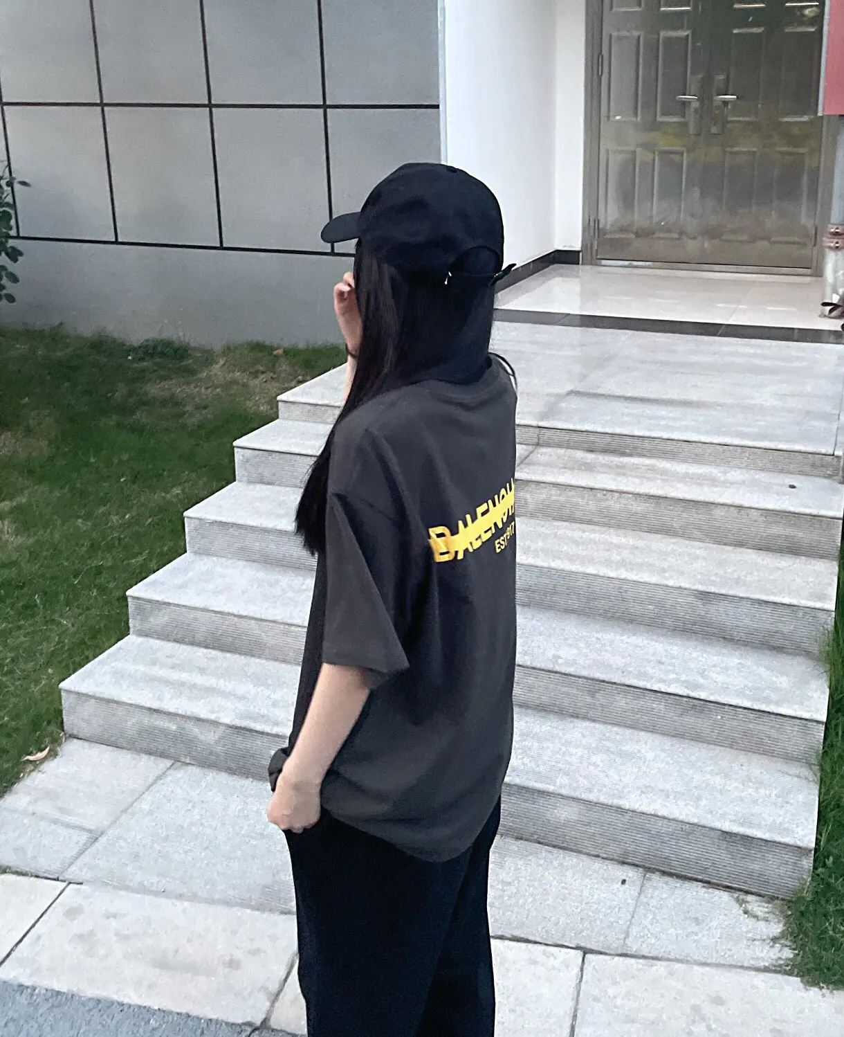 Balenciaga Logo 字母 短袖T恤 街头休闲款