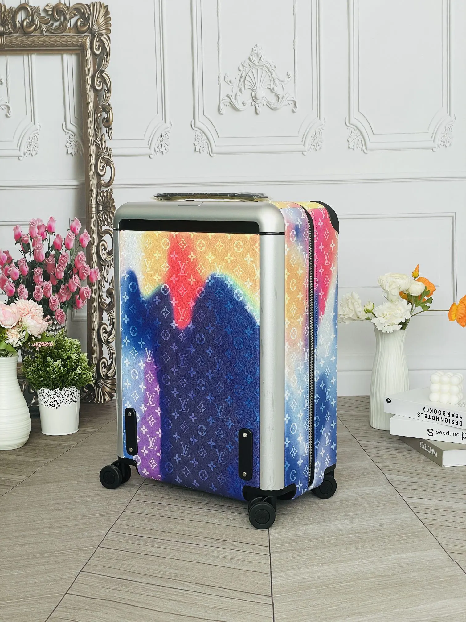 LV 老花 帆布 行李箱 旅行拉杆款 輕便出行款