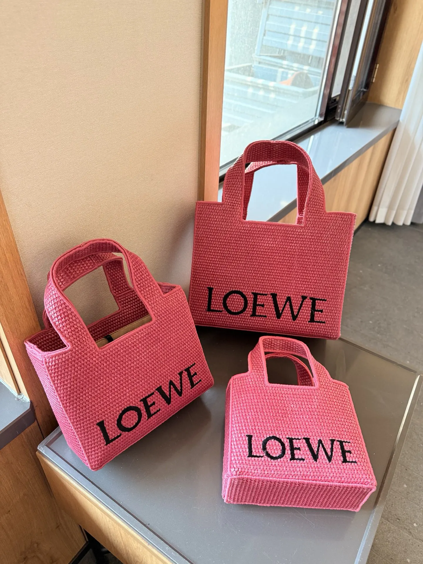 Loewe 长肩带 罗意威 Anagram Baske 手提包 通勤手提款