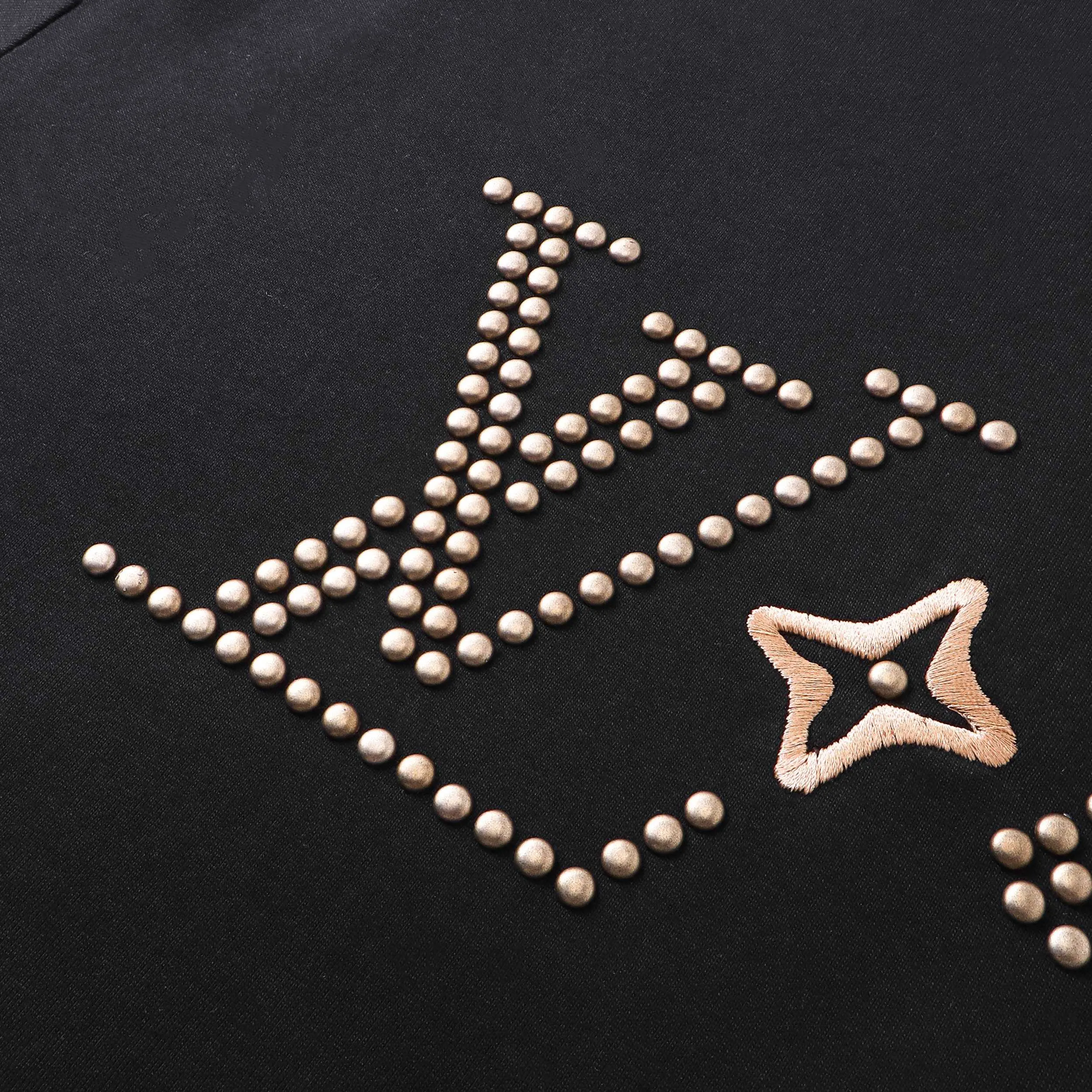 Louis Vuitton 黑色 Logo 字母 短袖T恤