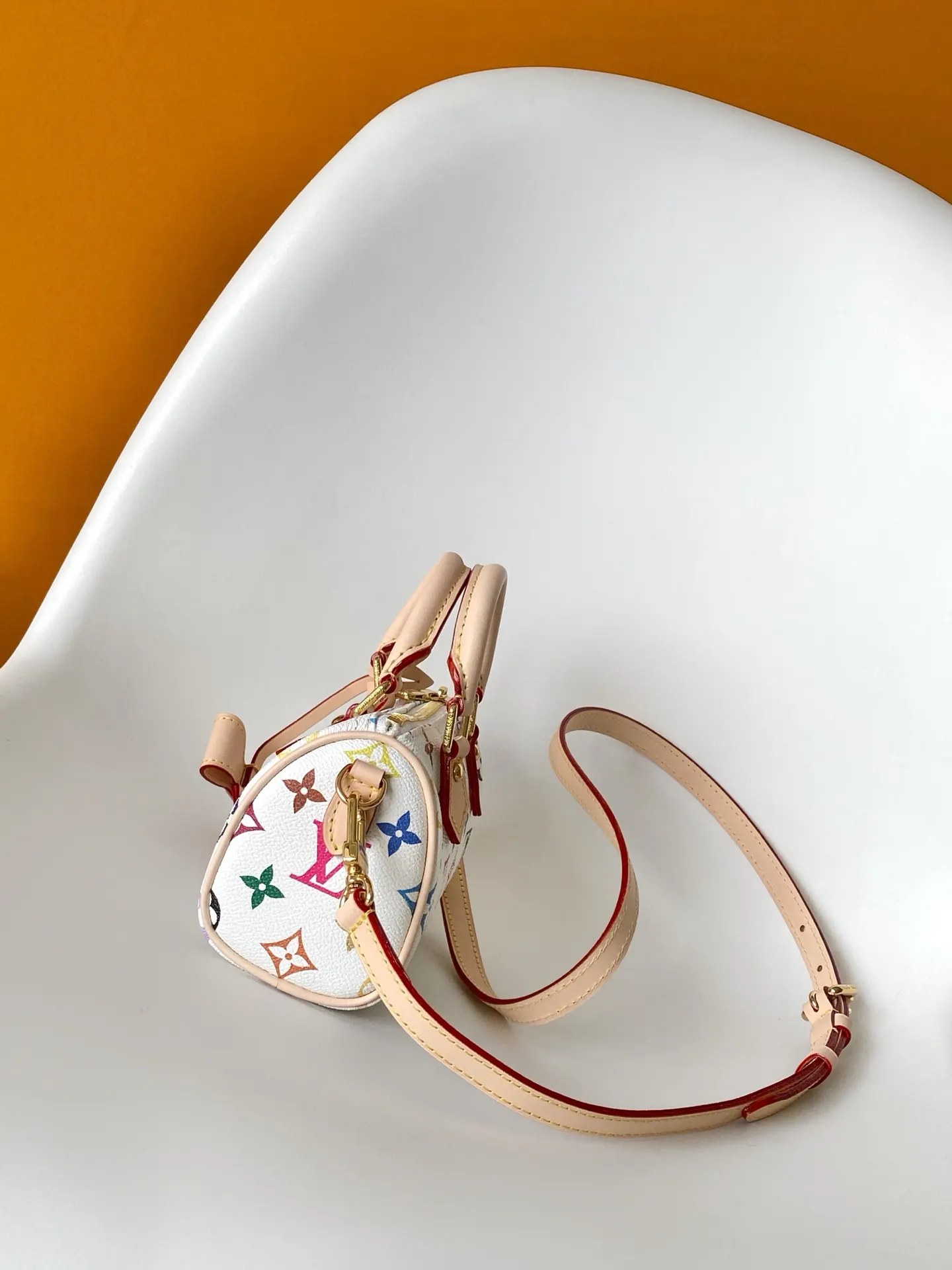 LV Speedy 牛皮 旅行包 大容量旅行款