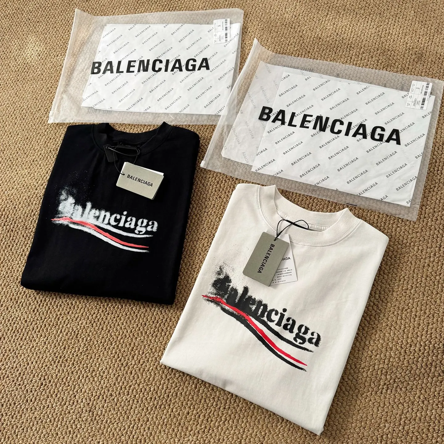 Balenciaga 黑色 短袖T恤(數字9) Balenciaga 黑色 短袖T恤(數字9)