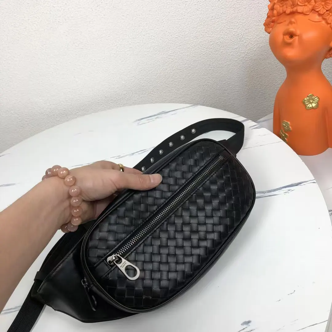 Black Belt Bag Casual Leather