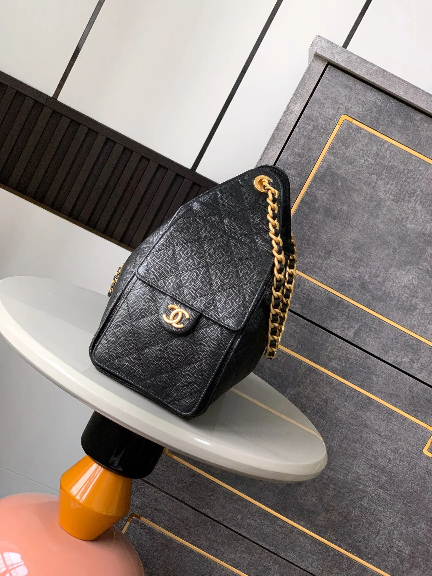 Black Hobo Shoulder Bag Vintage Leather