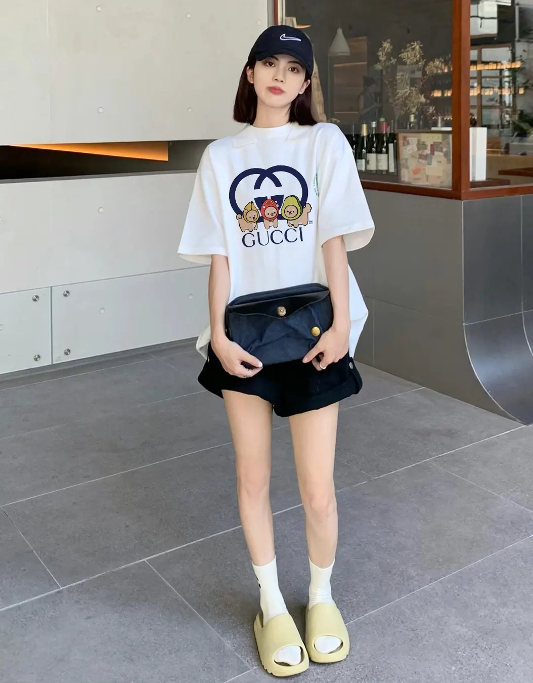Gucci Logo印花短袖T恤