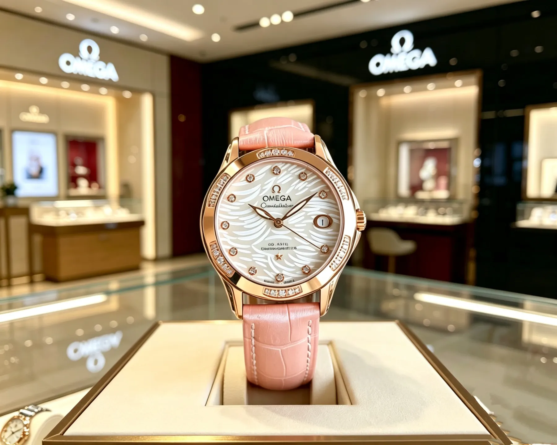 Omega 欧米茄 优雅气质女士腕表 表壳独具匠心的 手錶 經典腕表款