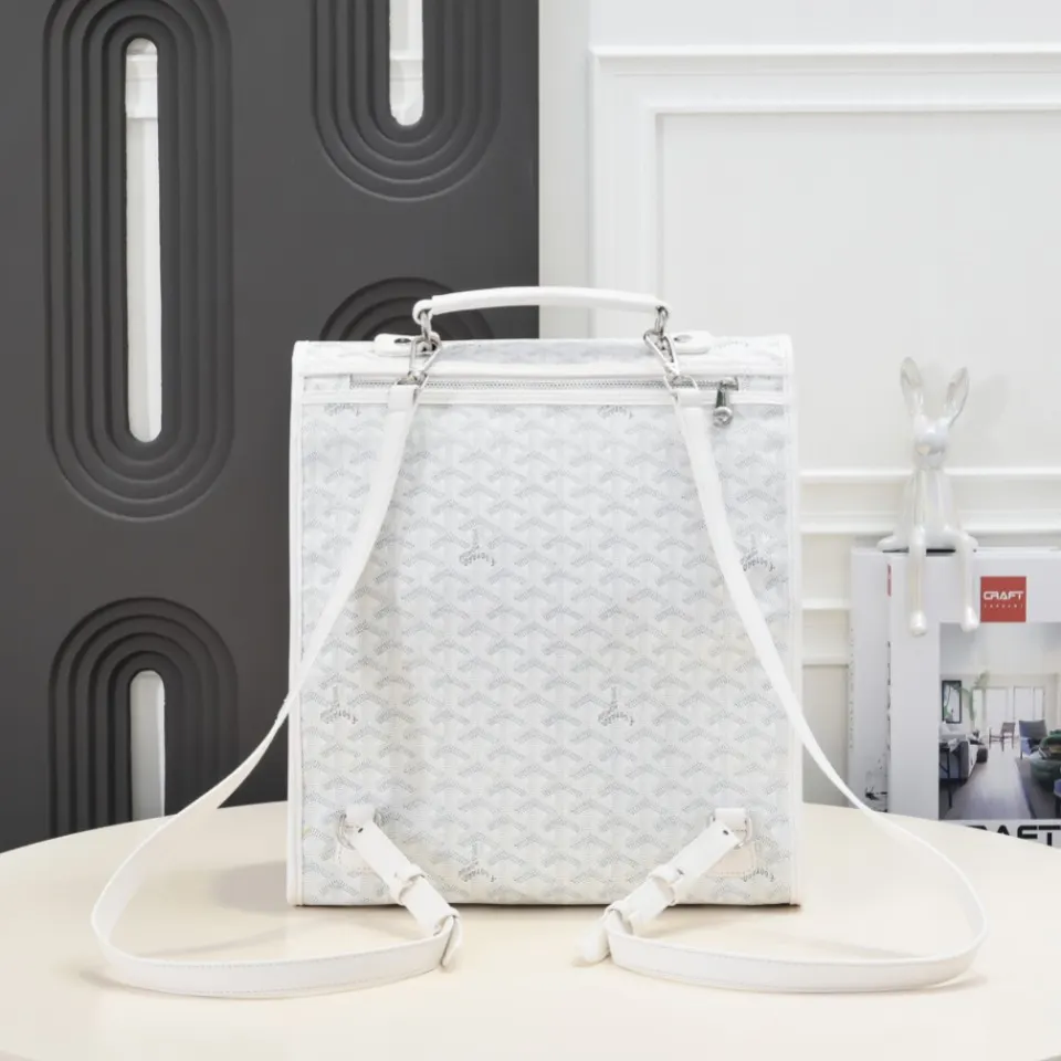 Goyard White Backpack