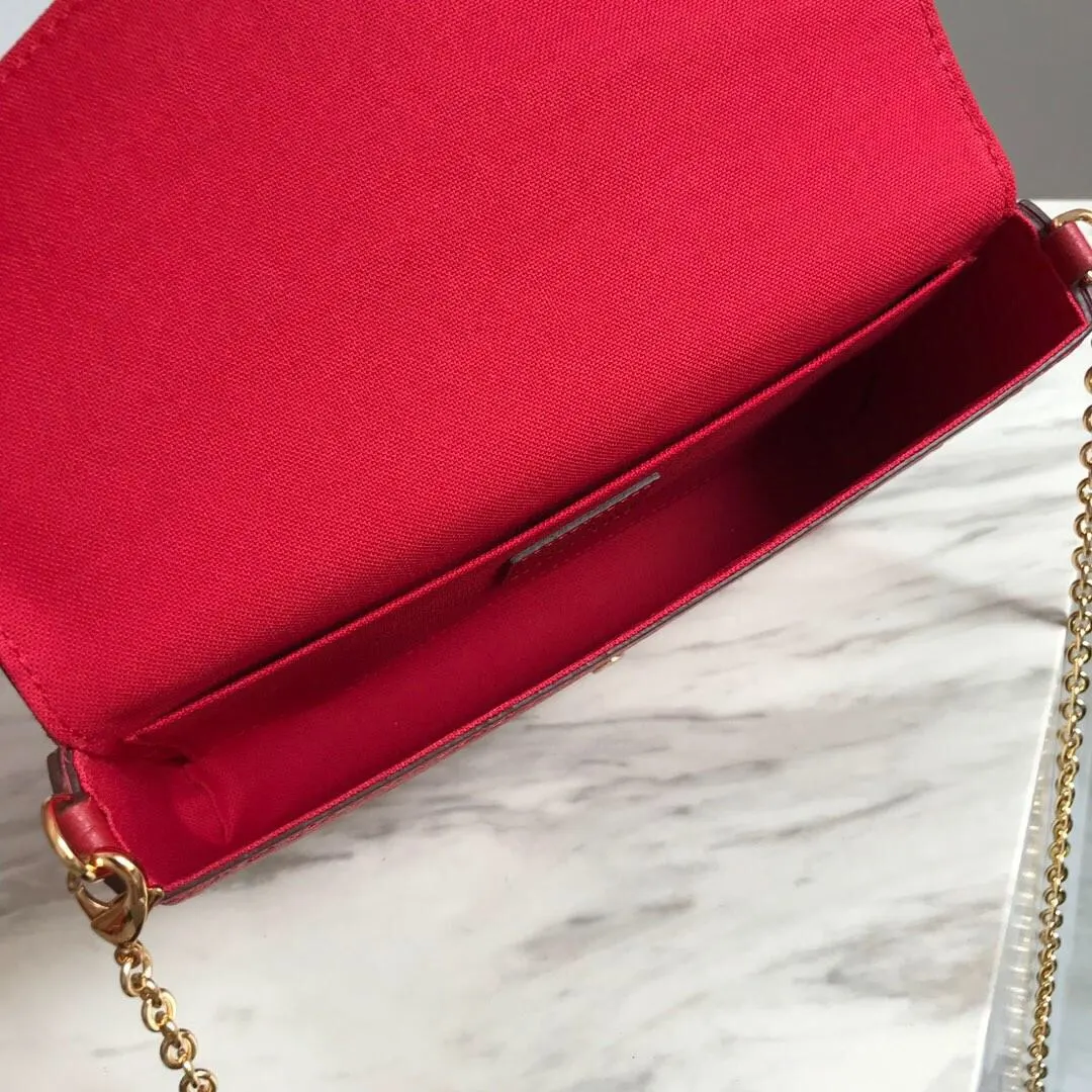 Silver Chain Bag Canvas