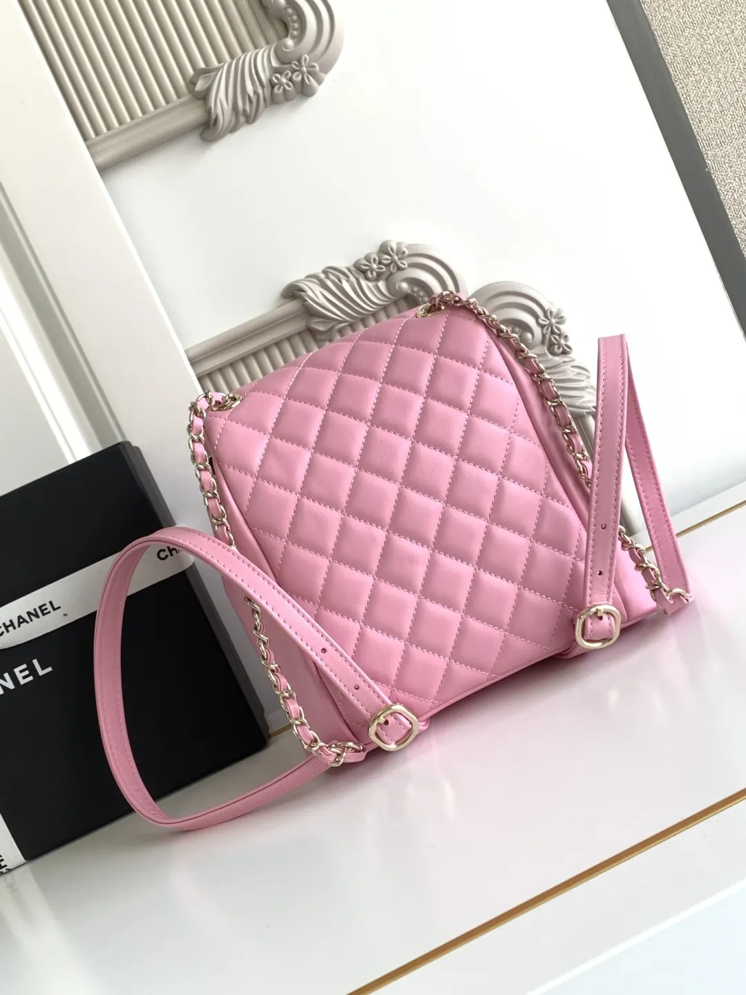 CHANEL 小牛皮 雙肩包 实用雙肩款