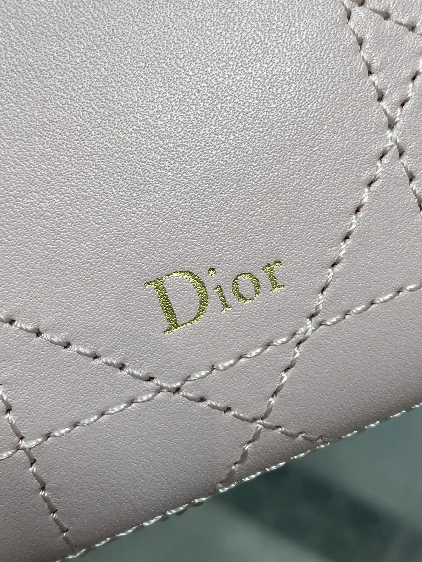 Dior Cannage藤格纹 黑色牛皮链条包 手提斜挎