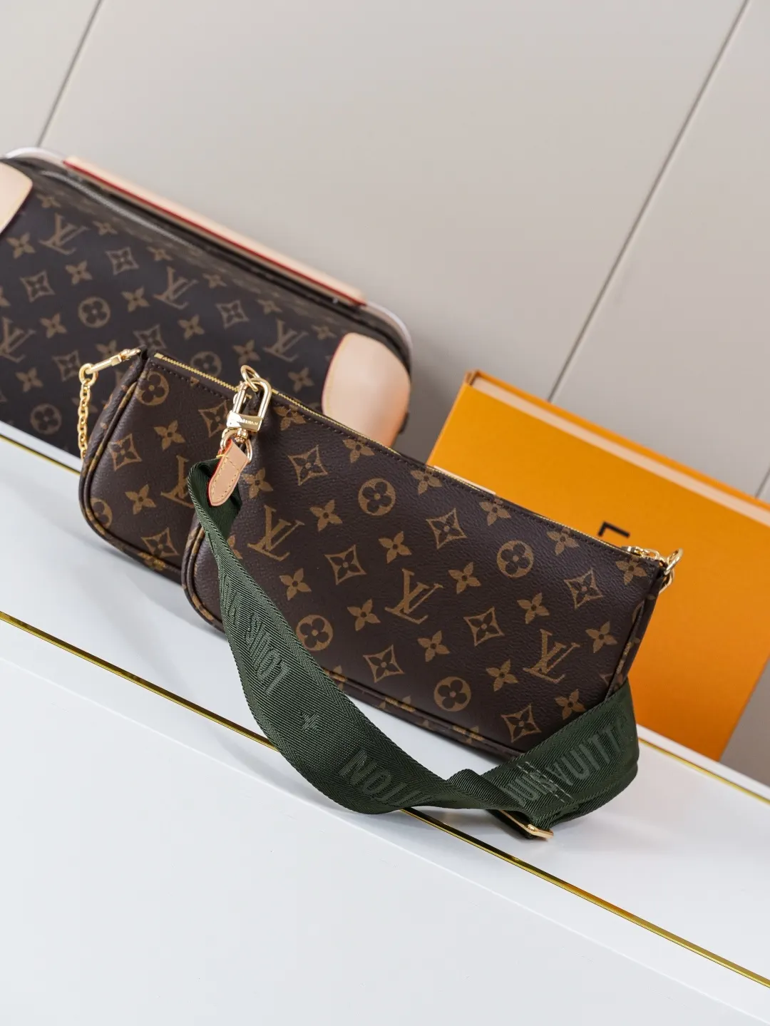 LV Pochette 老花链条小包 黑色肩带款｜ORBUYBAG 岚奢包高端时尚精品