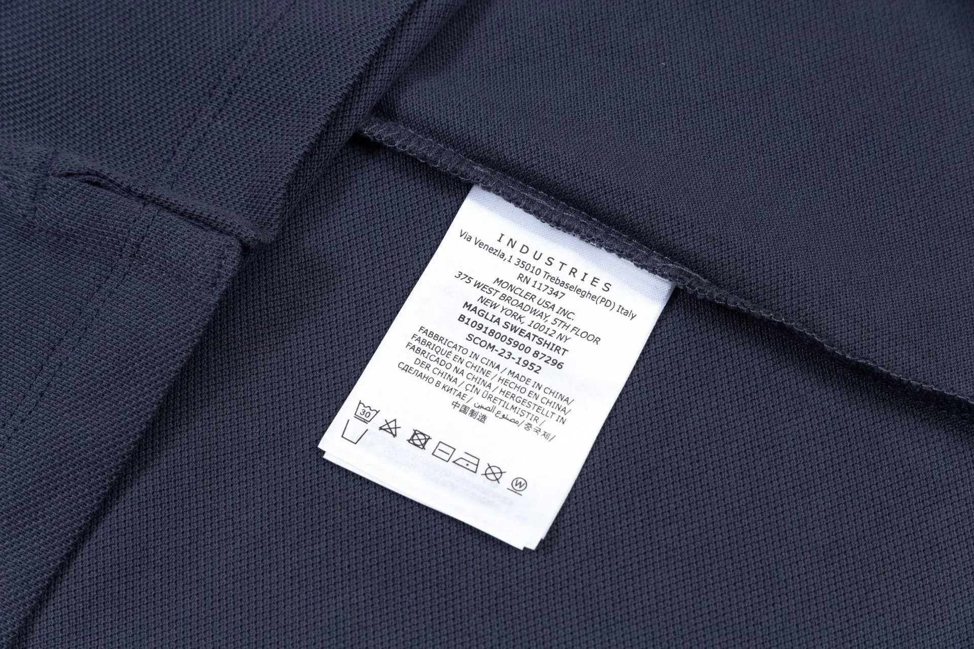 Moncler Embroidery Cotton Short Sleeve T-Shirt Daily Versatile Image 9 Moncler Embroidery Cotton Short Sleeve T-Shirt Daily Versatile Image 9